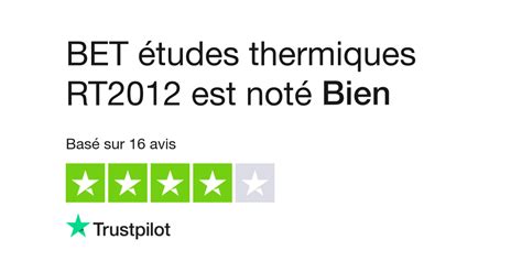 BET études thermiques RT2012 Avis .